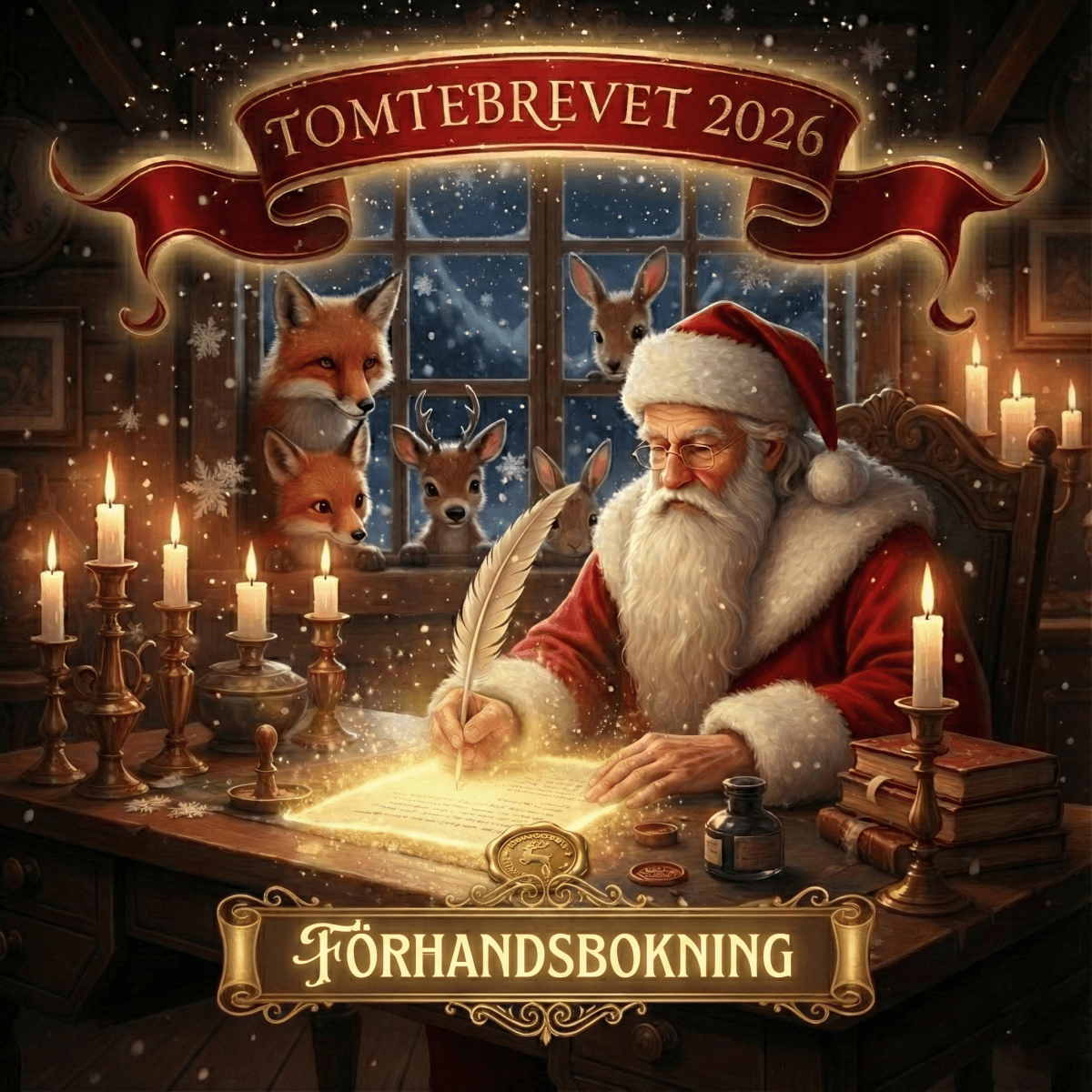 Tomtebrev 2026 – Personligt brev från Tomten | Förhandsboka årets magi - Barnens Brev Tomtebrev