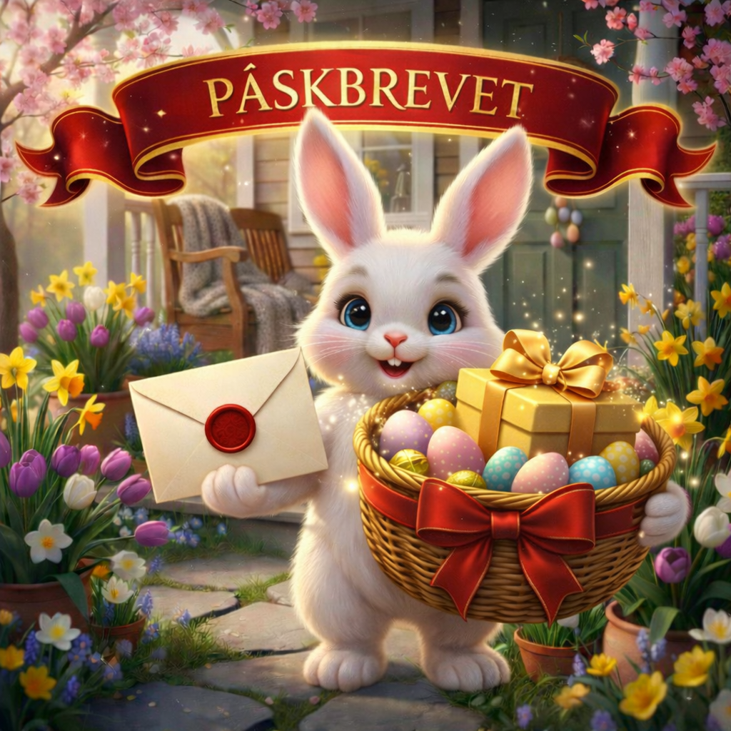 Påskbrev från Påskharen - Påskharen skriver brev