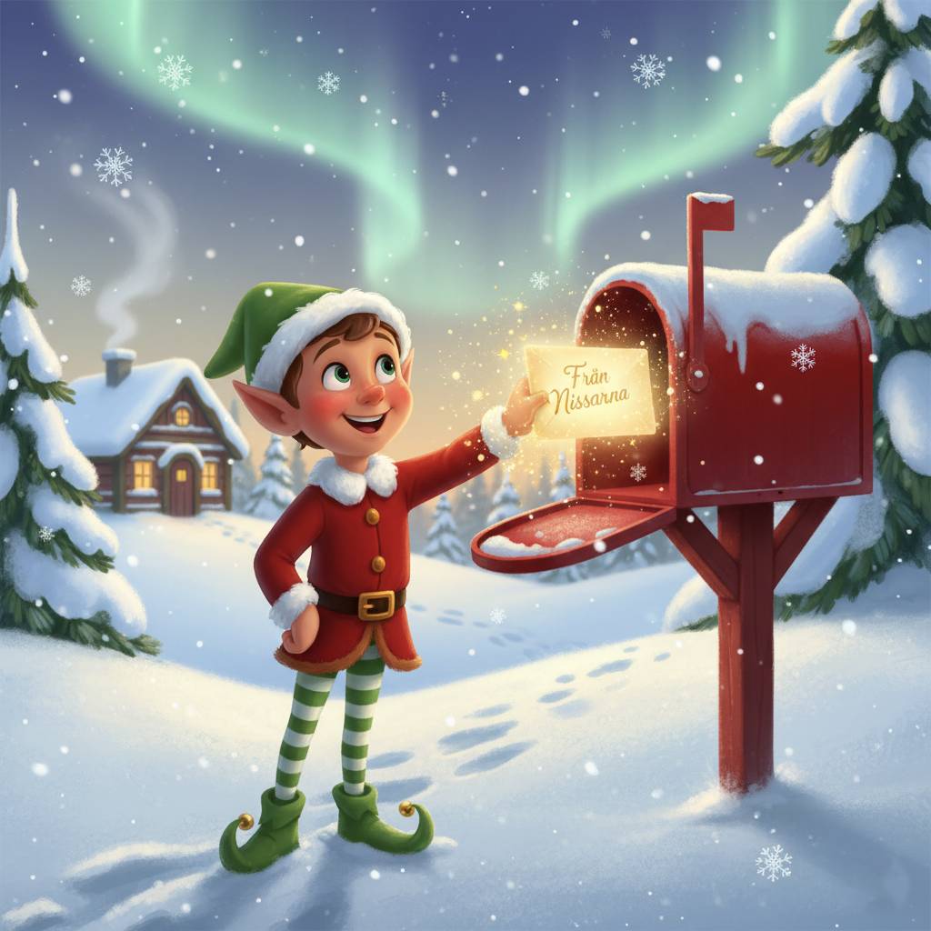 Nissebus för små barn 3–5 år - Barnens Brev