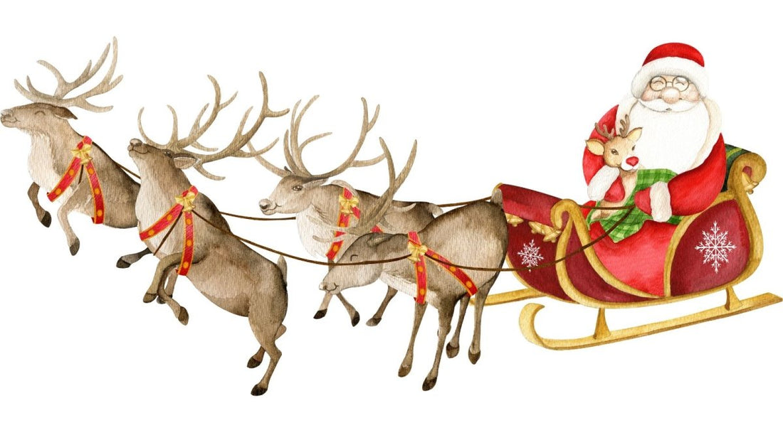 Rudolf med Röda Mulen: Målarbilder Renar & Djur (Gratis PDF) - Barnens Brev