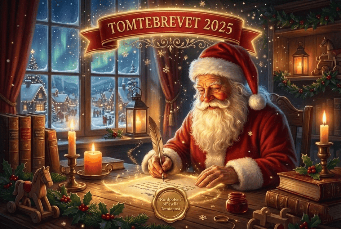 Tomtebrev inspiration 2025 – Exempel, mallar och idéer - Barnens Brev