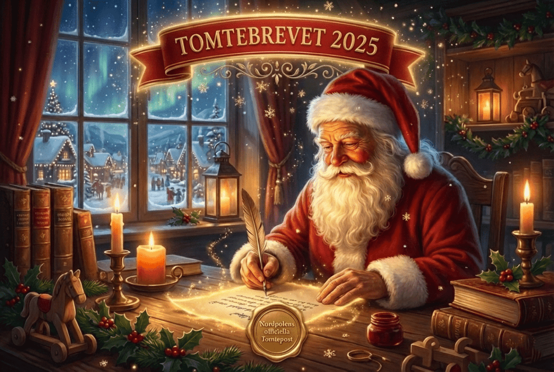 Tomtebrev inspiration 2025 – Exempel, mallar och idéer - Barnens Brev