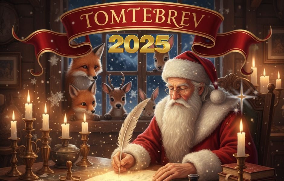 Tomtebrev – Komplett guide 2025 | Personligt brev från Tomten - Barnens Brev