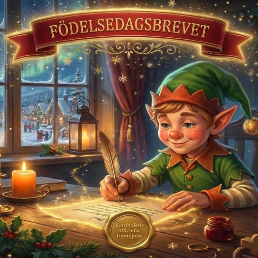 Födelsedagsbrevet | Personlig gratulation från Tomten & Nissarna - Barnens Brev Födelsedagsbrev
