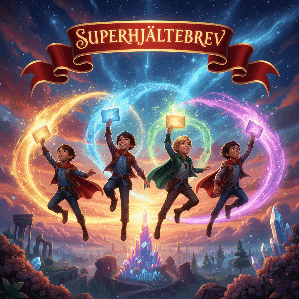 NYHET: Superhjältebreven – Superhjälteskolan för mod, vänskap och empati - Barnens Brev